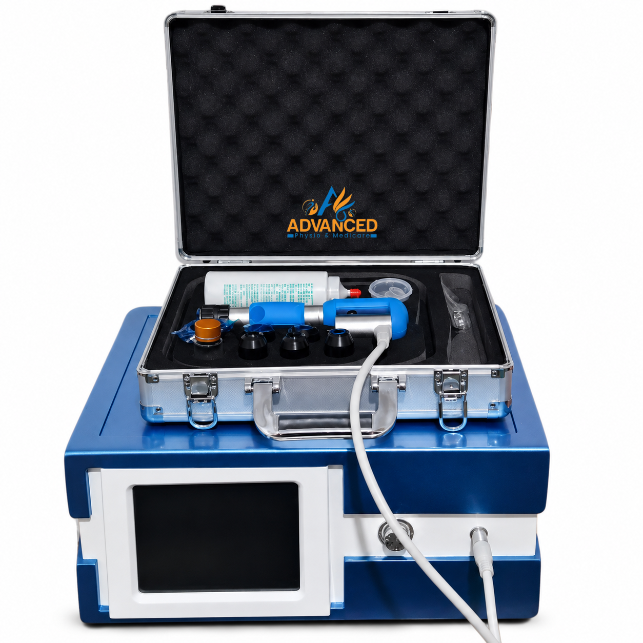 Advanced Physio Medicare AMP-03SHK-04 Pneumatic Shockwave Therapy Machine | 10 Bar