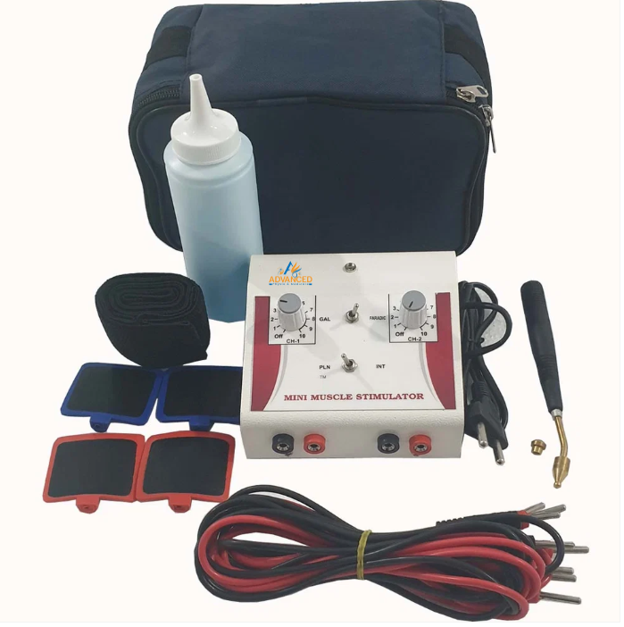 Advanced Physio Medicare Mini Muscle Stimulator Machine 2 Channel | Physiotherapy MS Unit