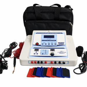Advanced Physio Medicare 4 in 1 Physiotherapy Combo Machine | IFT + MS + TENS + US 1 MHz with 8 Pads