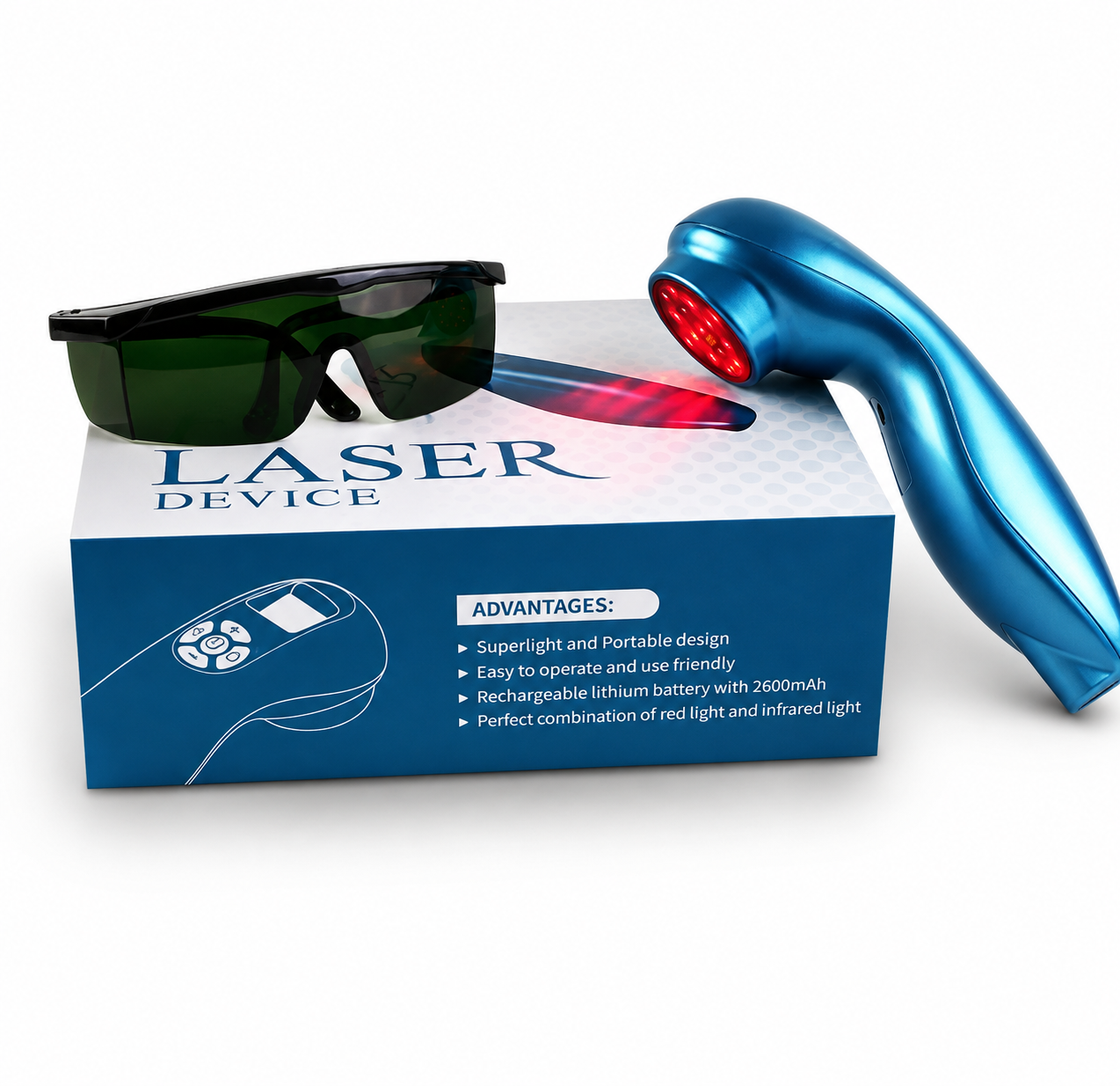 Advanced Physio Medicare Handheld Laser Therapy Device 650nm 150mW