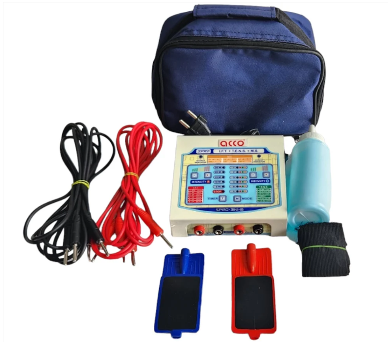 Advanced Physio Medicare Mini Combo IFT + TENS + MS | 3-in-1 Physiotherapy Machine