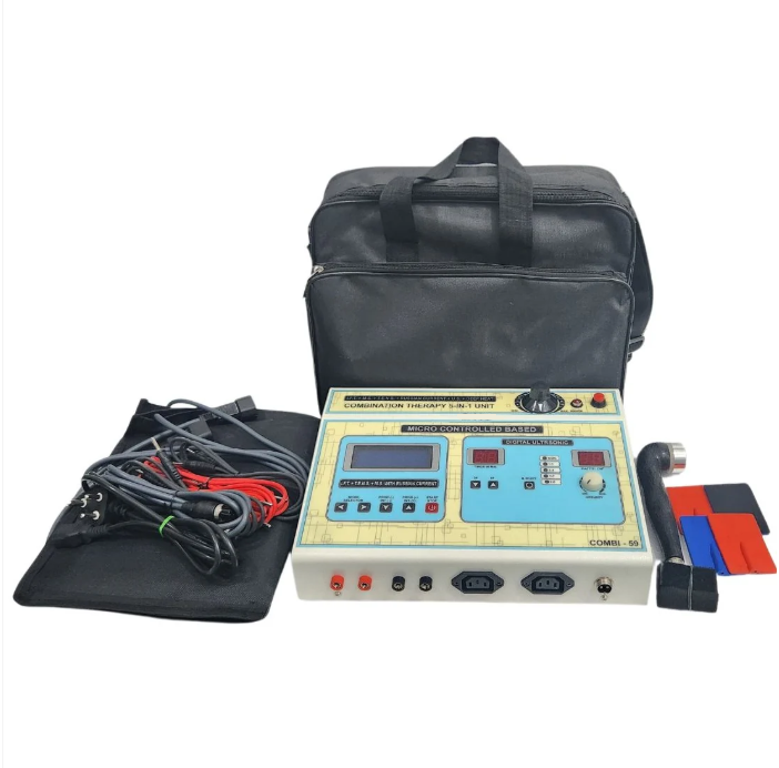 Advanced Physio Medicare 5 in 1 Physiotherapy Combo Machine | IFT + MS + TENS + US + Deep Heat