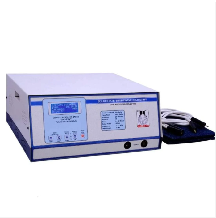Solid State Shortwave Diathermy 500W – Continuous & Pulsed | MOSFET Based Physiotherapy Machine | Advanced Physio Medicare