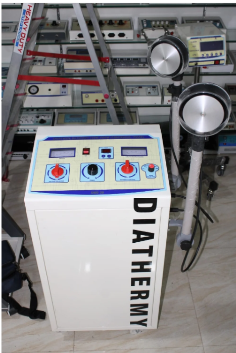 Shortwave Diathermy 500W with Disk Electrode – Floor Model | 27.12 MHz SWD Physiotherapy Machine | Advanced Physio Medicare